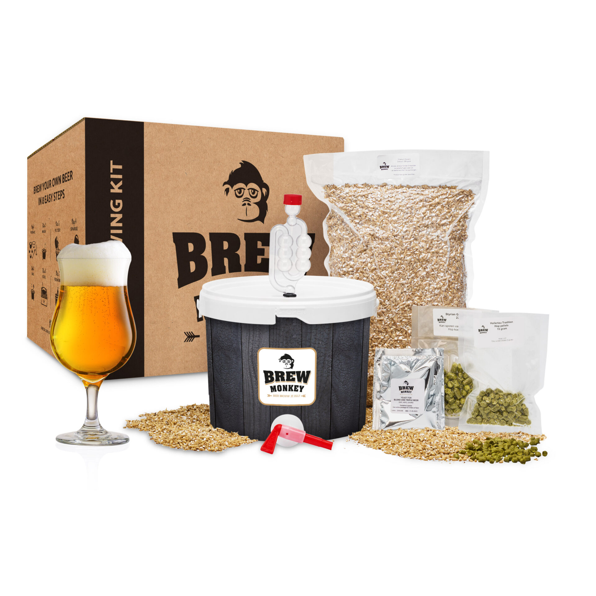 Brew Monkey kit birra fai da te Triple Base Kit