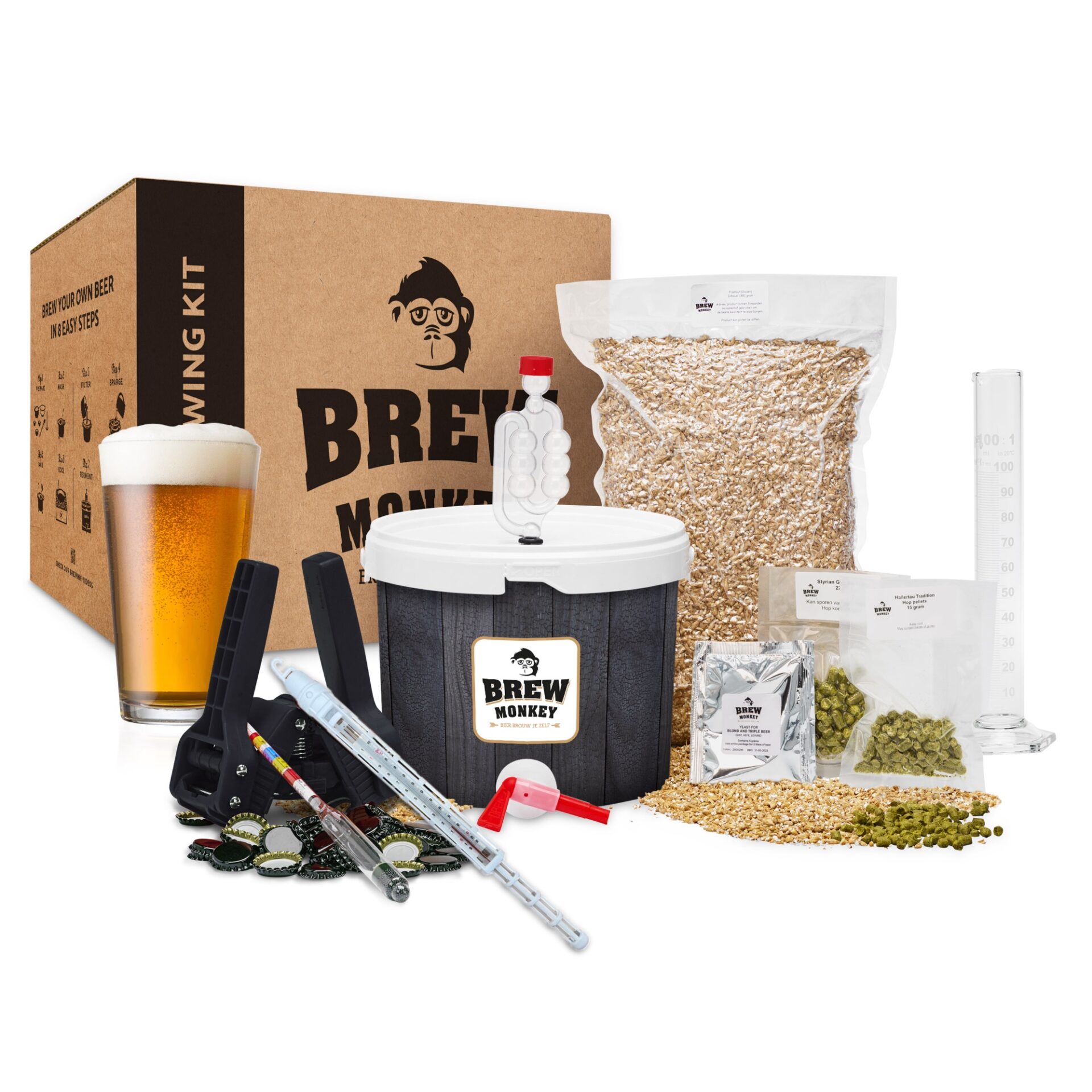 Brew Monkey Home Brewing Kit - Complete IPA