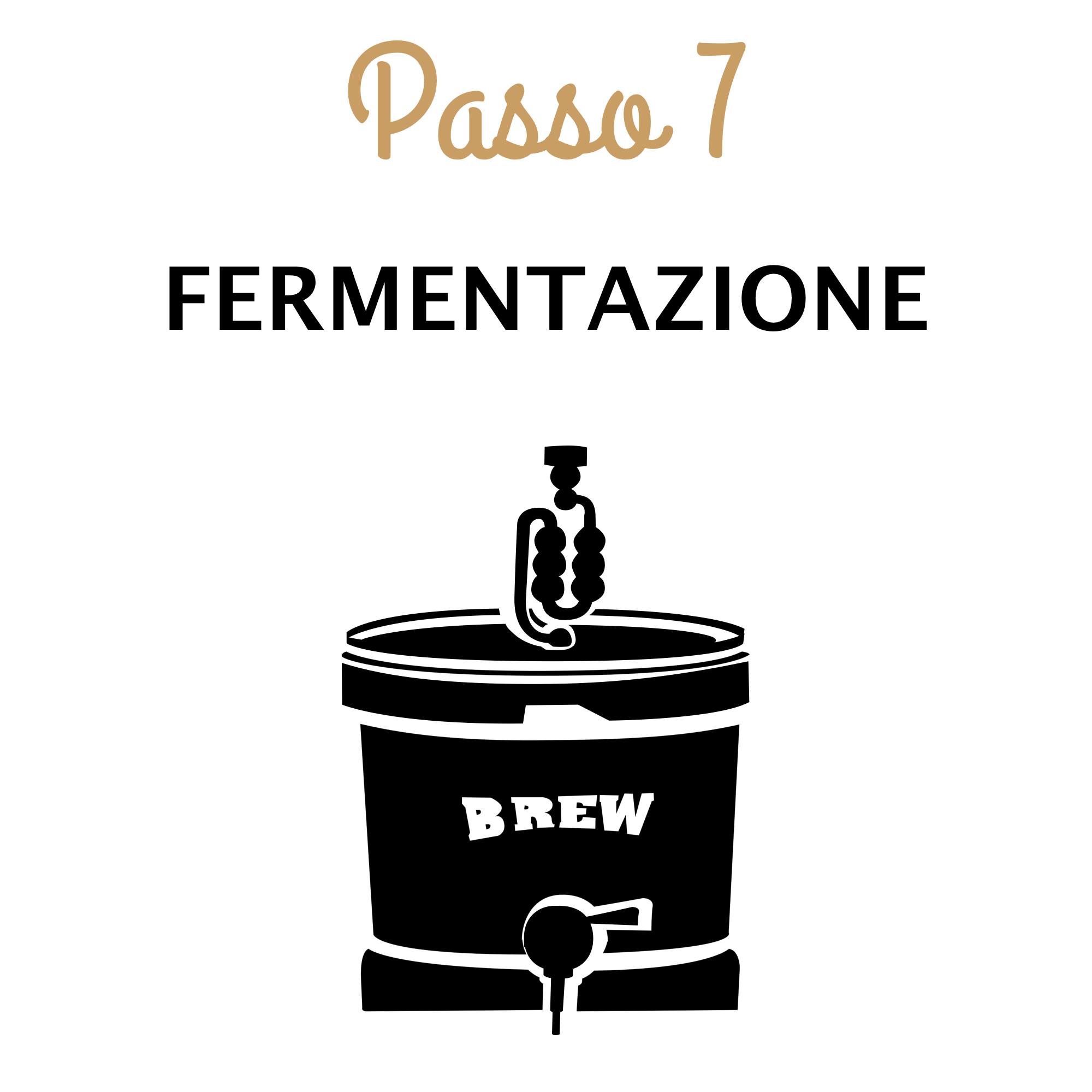 Passo 7: Fermentazione del Mosto per Fare la Birra - Fermentatore con Airlock