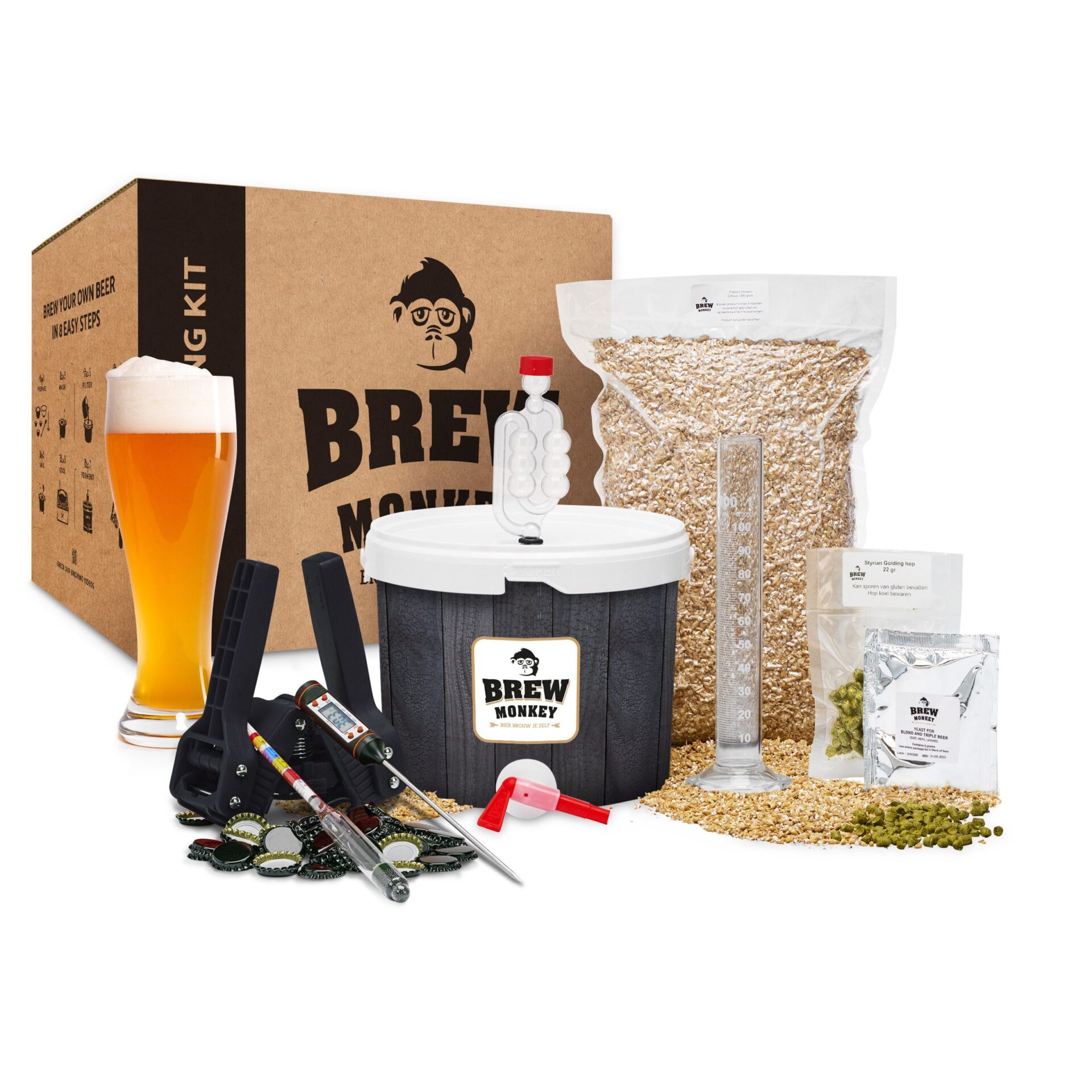 Brew Monkey Bierbrauset - Bierbrauset Komplett Weizen