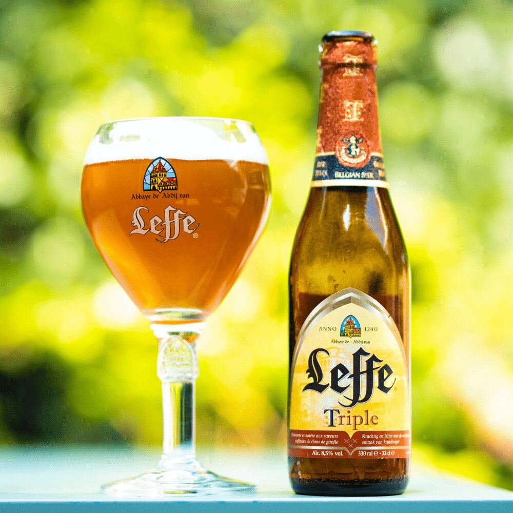 Brew Monkey bierbrouwpakket - bierpakket cadeau leffe tripel met glas