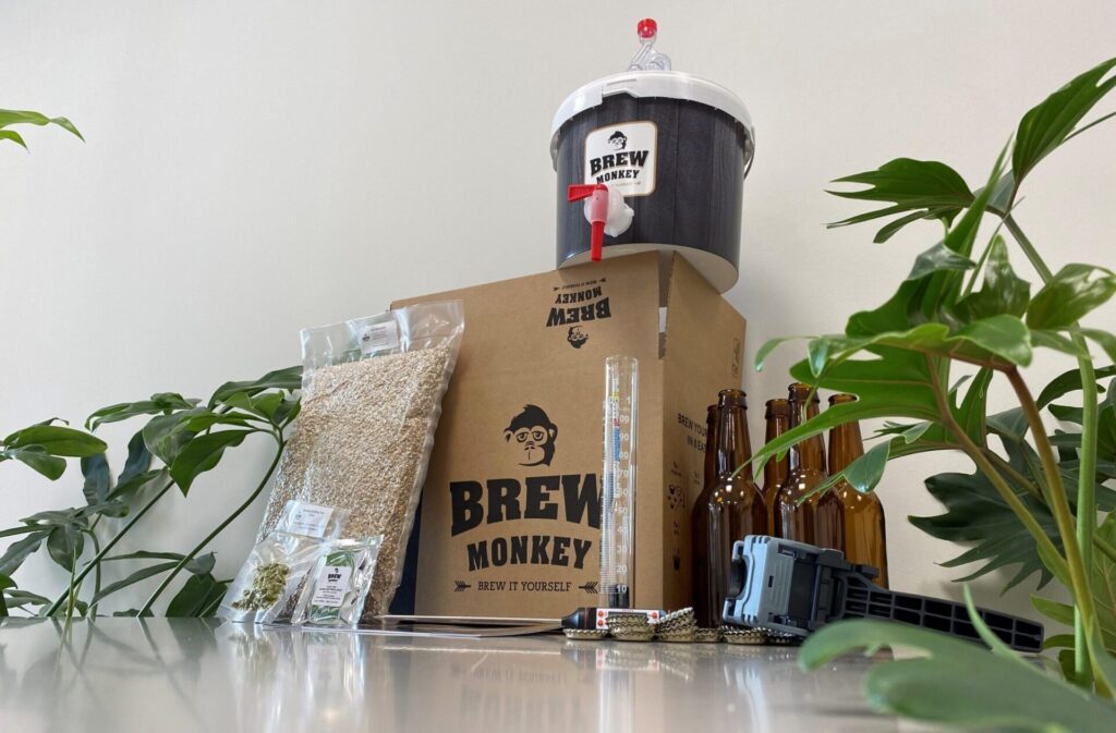 Brew Monkey bierbrouwpakket - sfeerafbeelding luxe pakket jungle thema