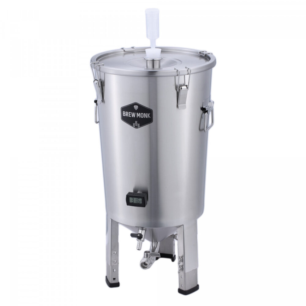 Brew Monk Edelstahl-Gärbehälter 30 Liter