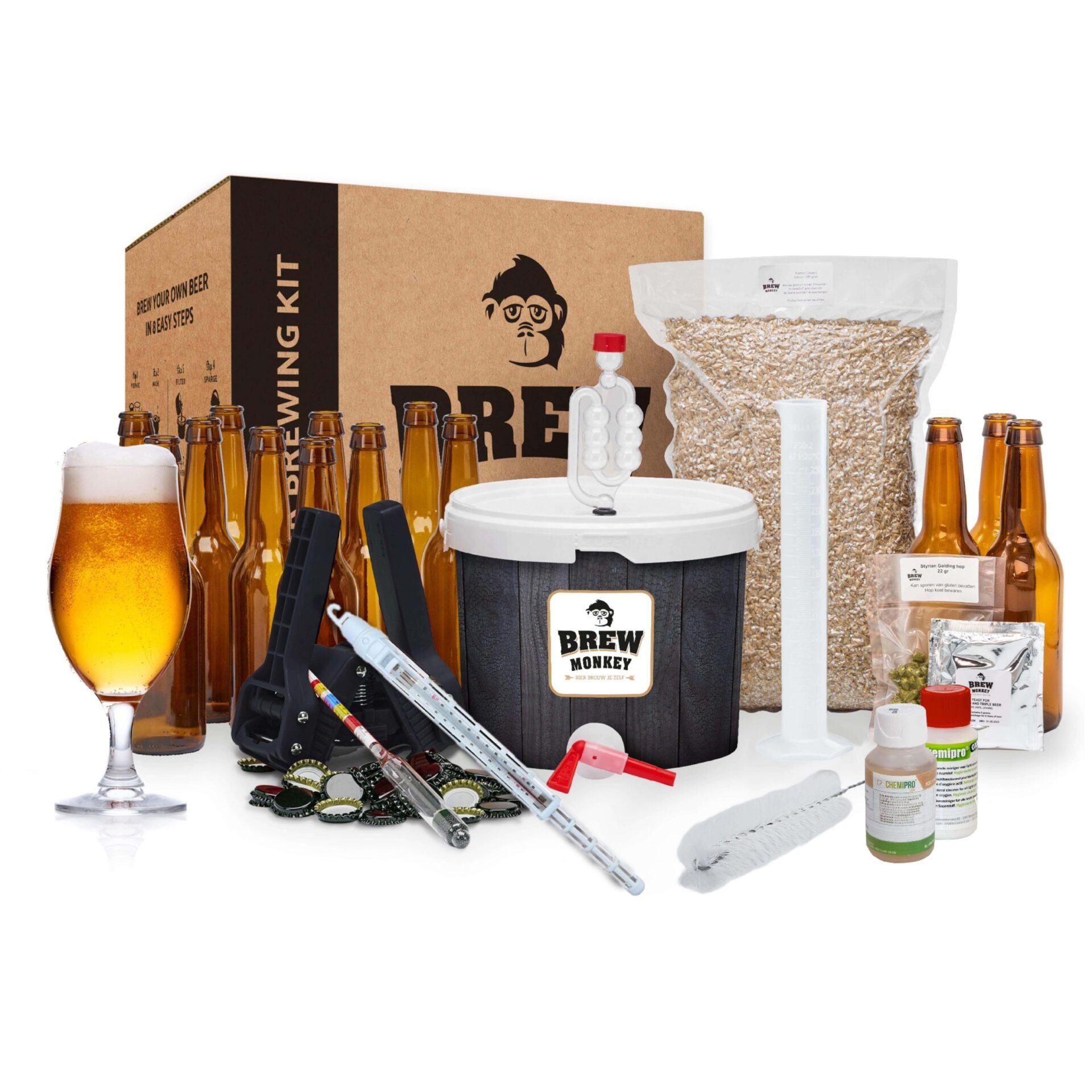 Brew Monkey Bierbrauset - Bierbrauset Premium Blond Helles