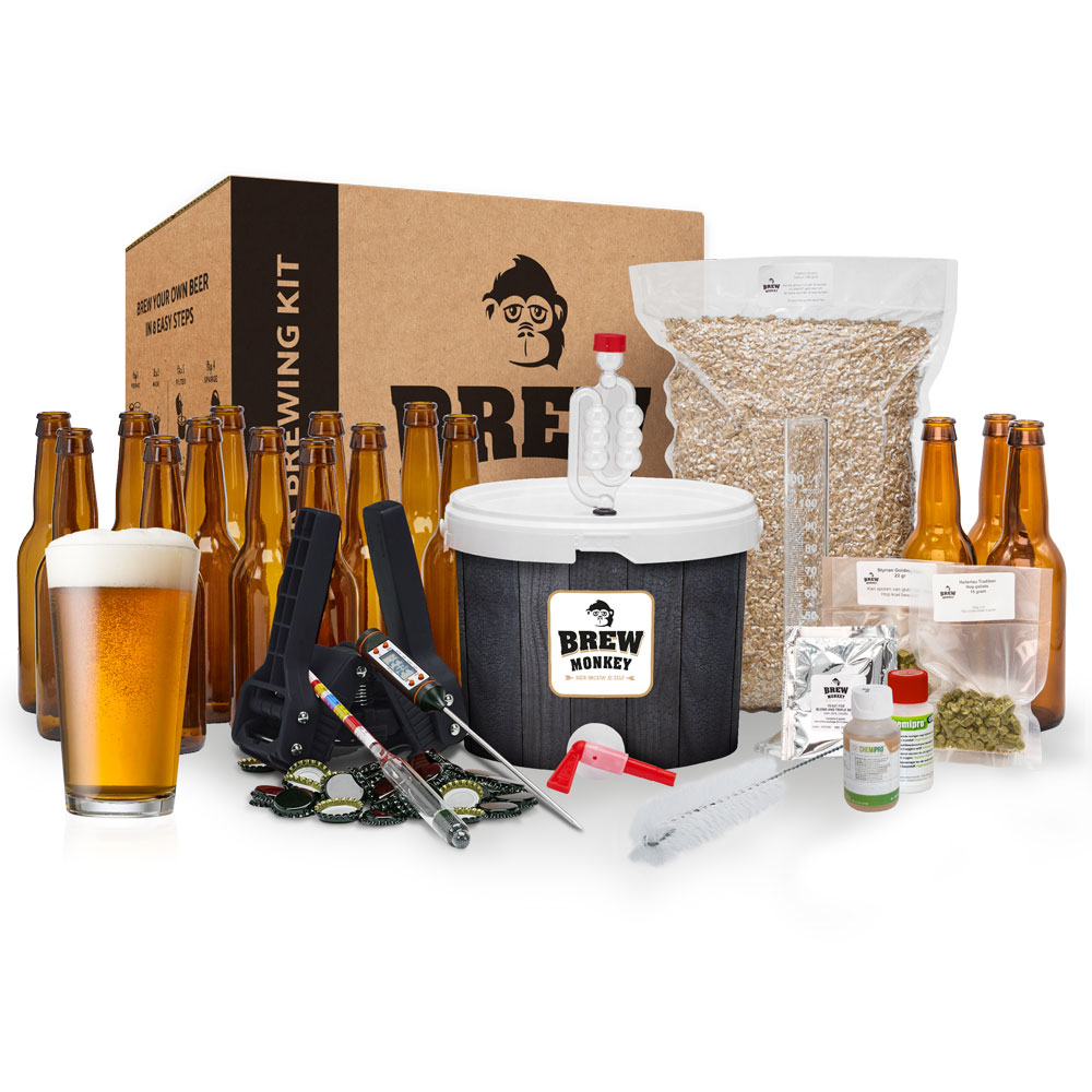 Brew Monkey® Kit de Brassage Maison – Premium IPA