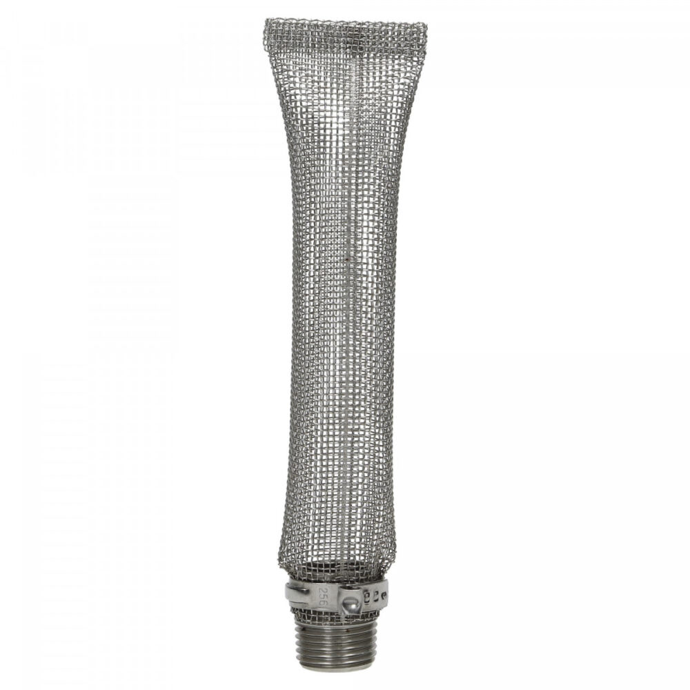 Filterscherm kort - bazooka - 1/2" draad